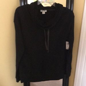 Black high neck sweater